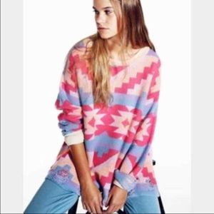 Oversized Tribal Sweater